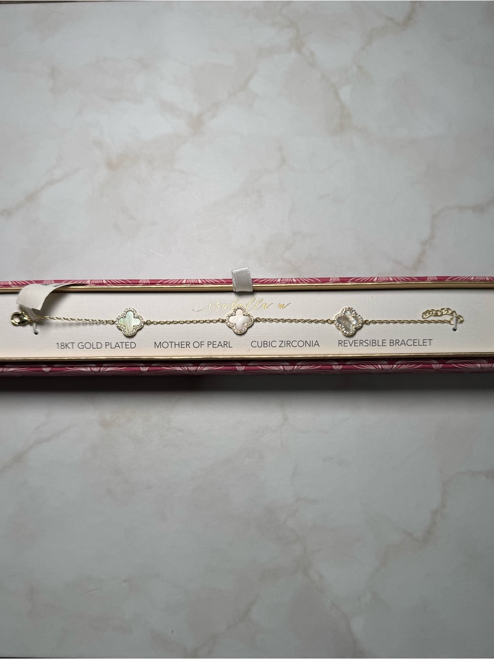 Mother of Pearl Clover Bracelet